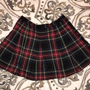 Plaid skirt